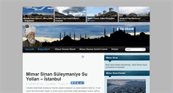 Desktop Screenshot of mimarsinan.gen.tr